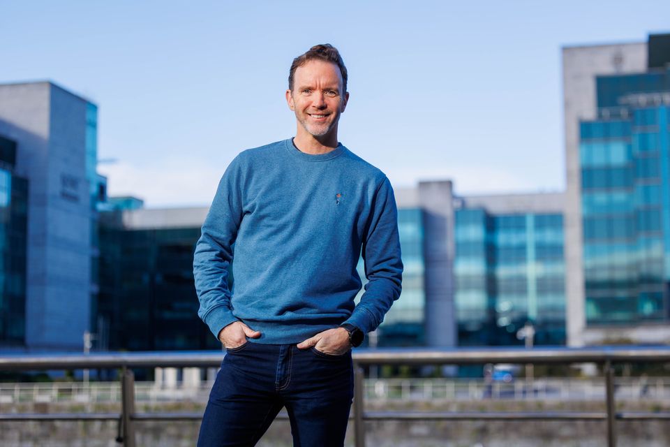 Broadcaster, author and mindfulness expert Dermot Whelan at the launch of new coffee brand Brevato. Photo: Jeff Harvey